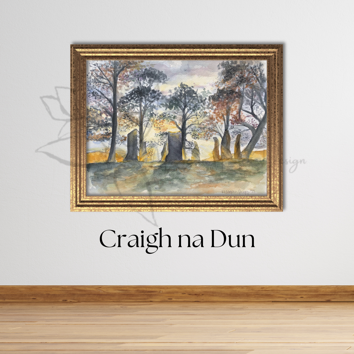 Outlander Watercolor Prints | Digital Downloads | Lallybroch, Craigh na Dun, and Discovering Fraser's Ridge