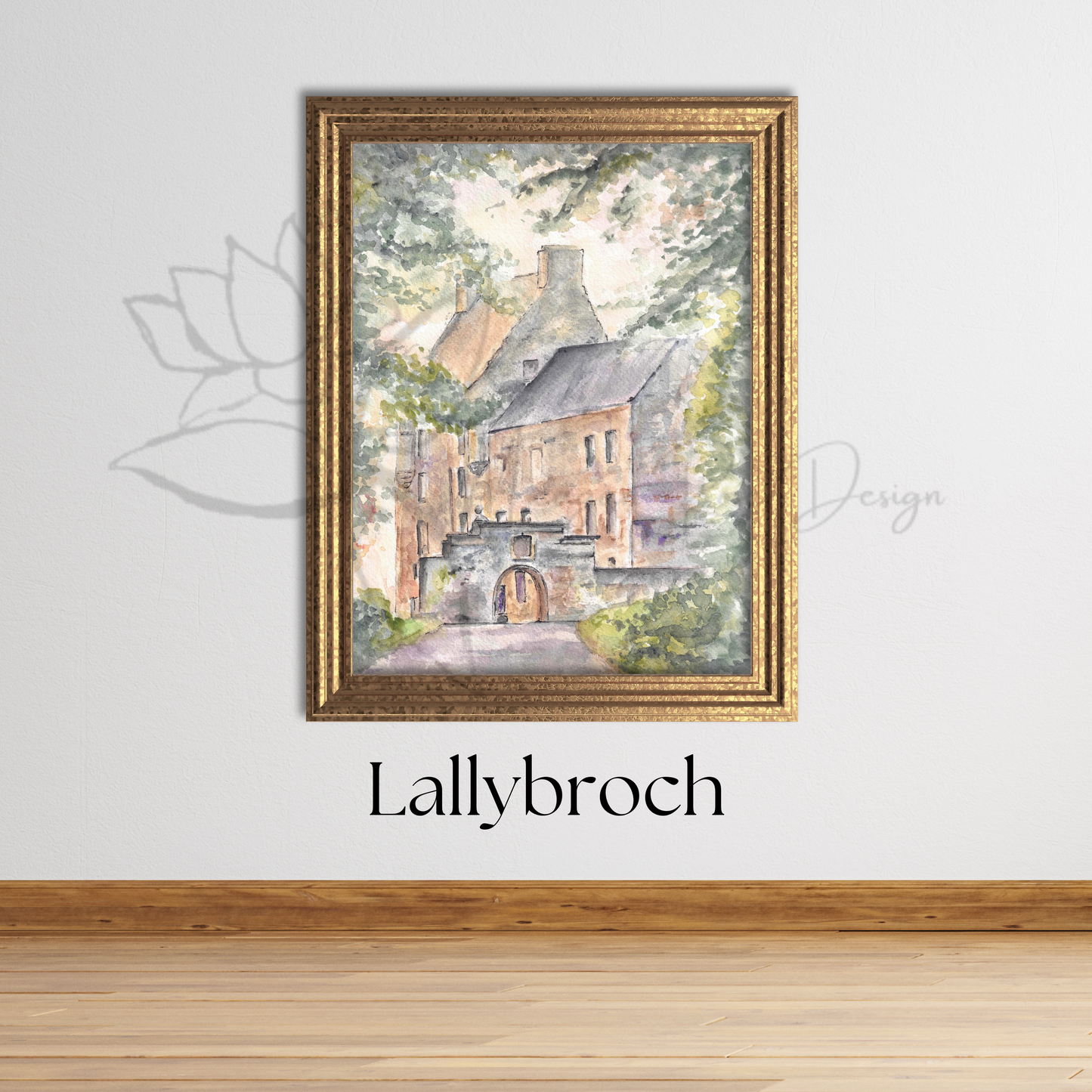 Outlander Watercolor Prints | Digital Downloads | Lallybroch, Craigh na Dun, and Discovering Fraser's Ridge
