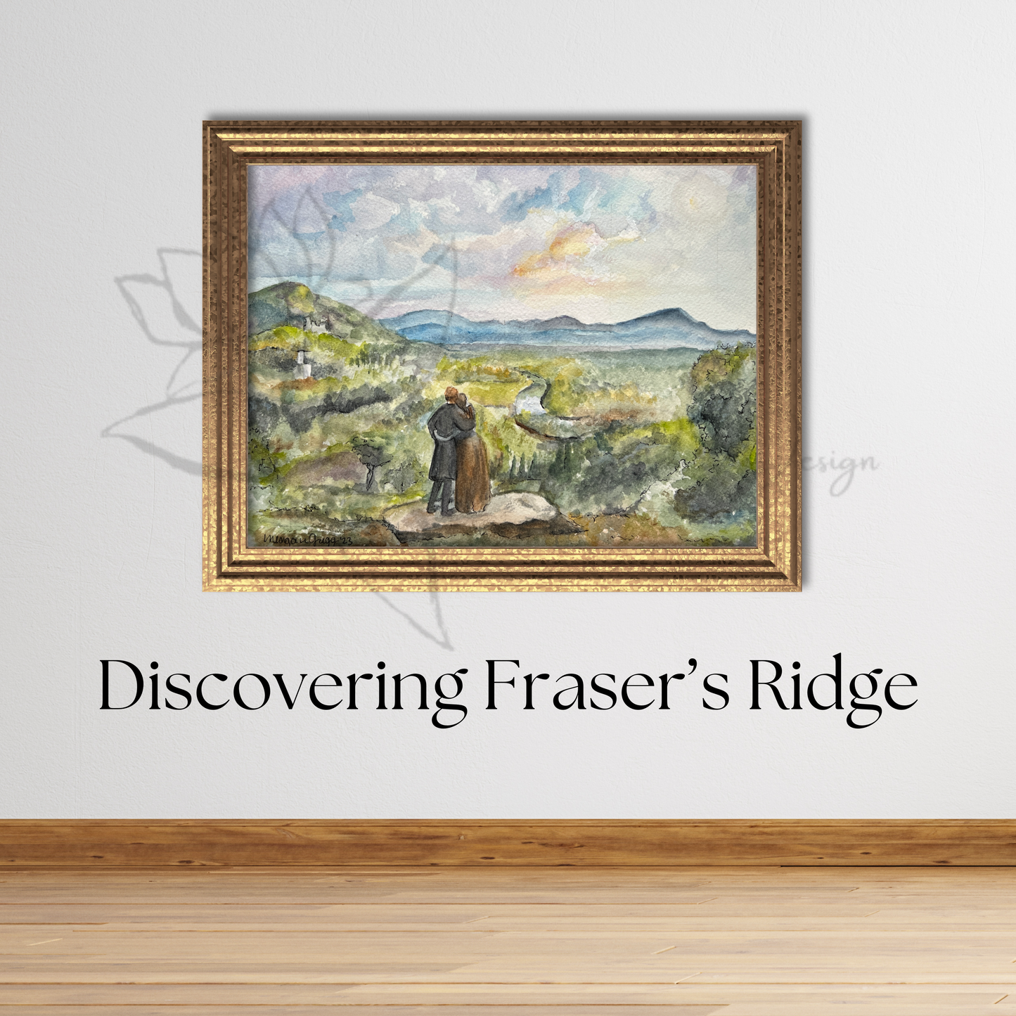 Outlander Watercolor Prints | Digital Downloads | Lallybroch, Craigh na Dun, and Discovering Fraser's Ridge