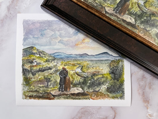 Discoverng Fraser’s Ridge (watercolor print)
