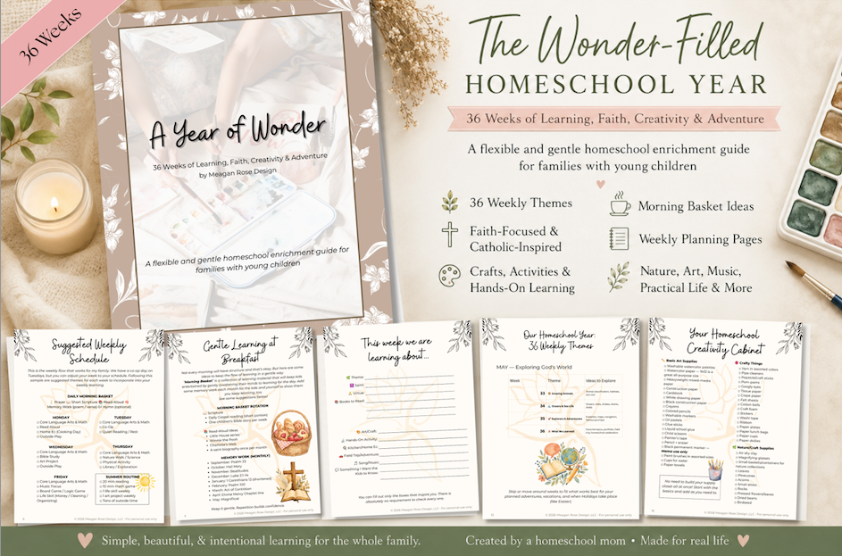 A Year of Wonder | A Supplemental Homeschool Guide